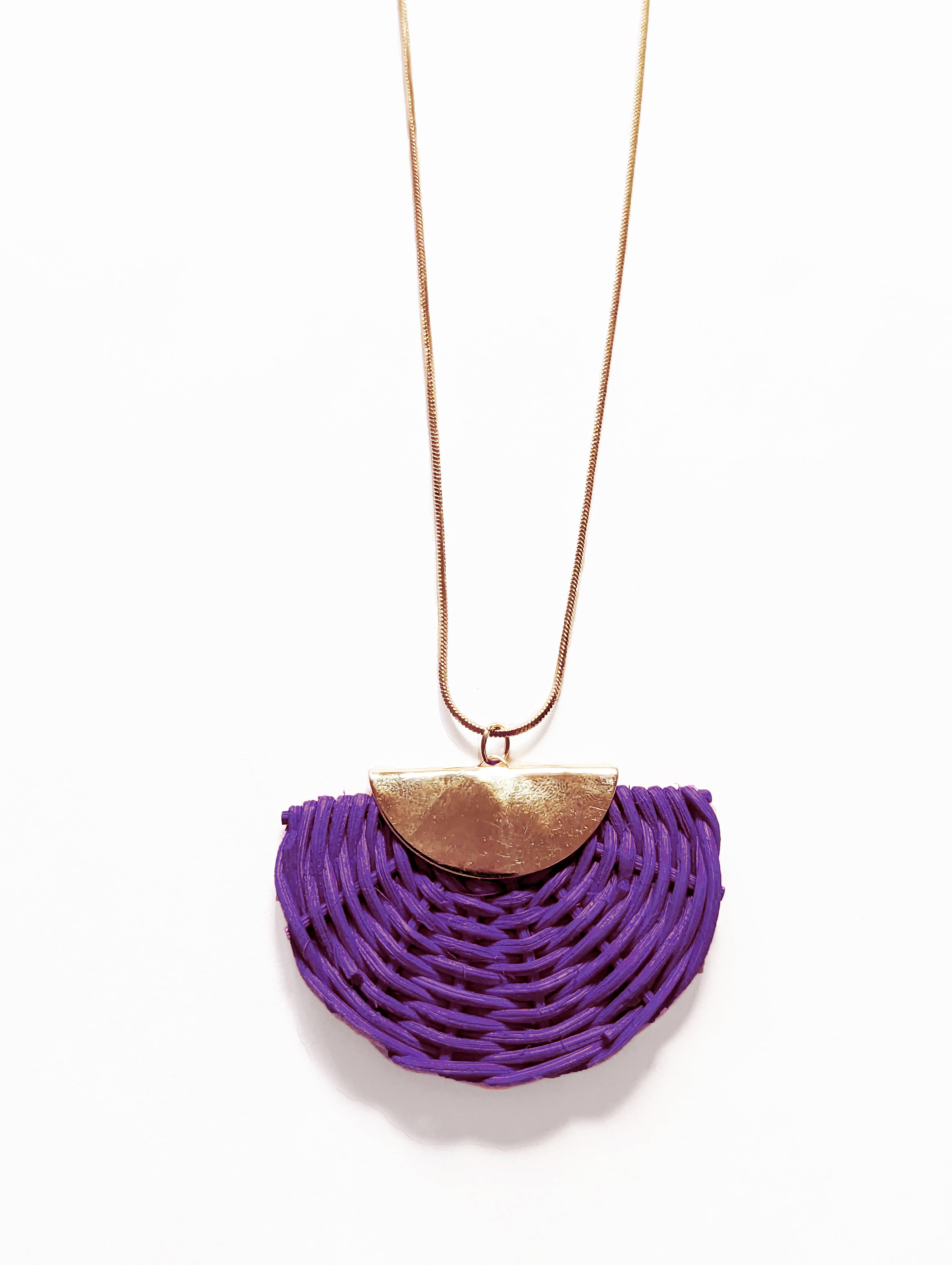 Collar Daniela de mimbre grande