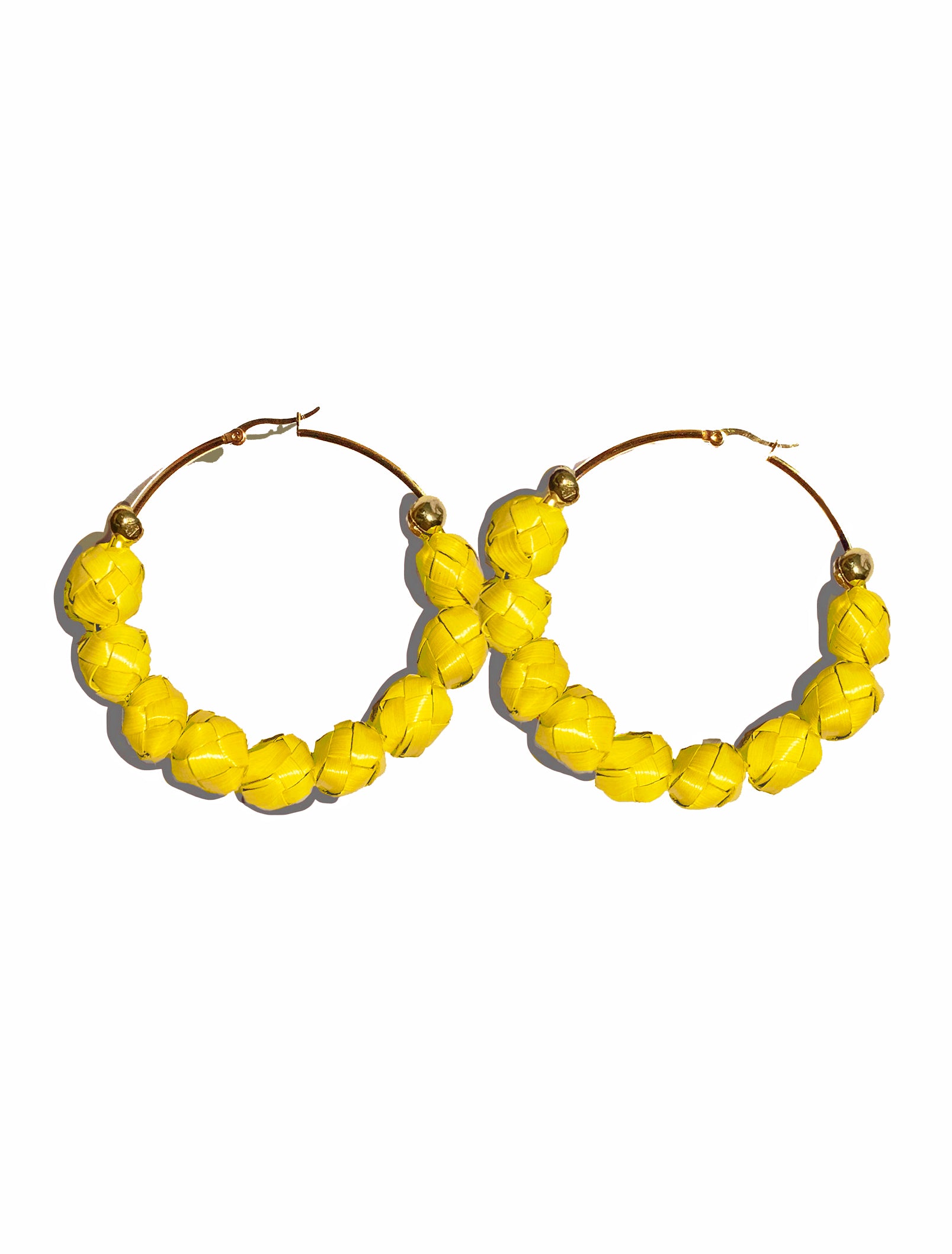 Lupita Large Palm Hoop earrings