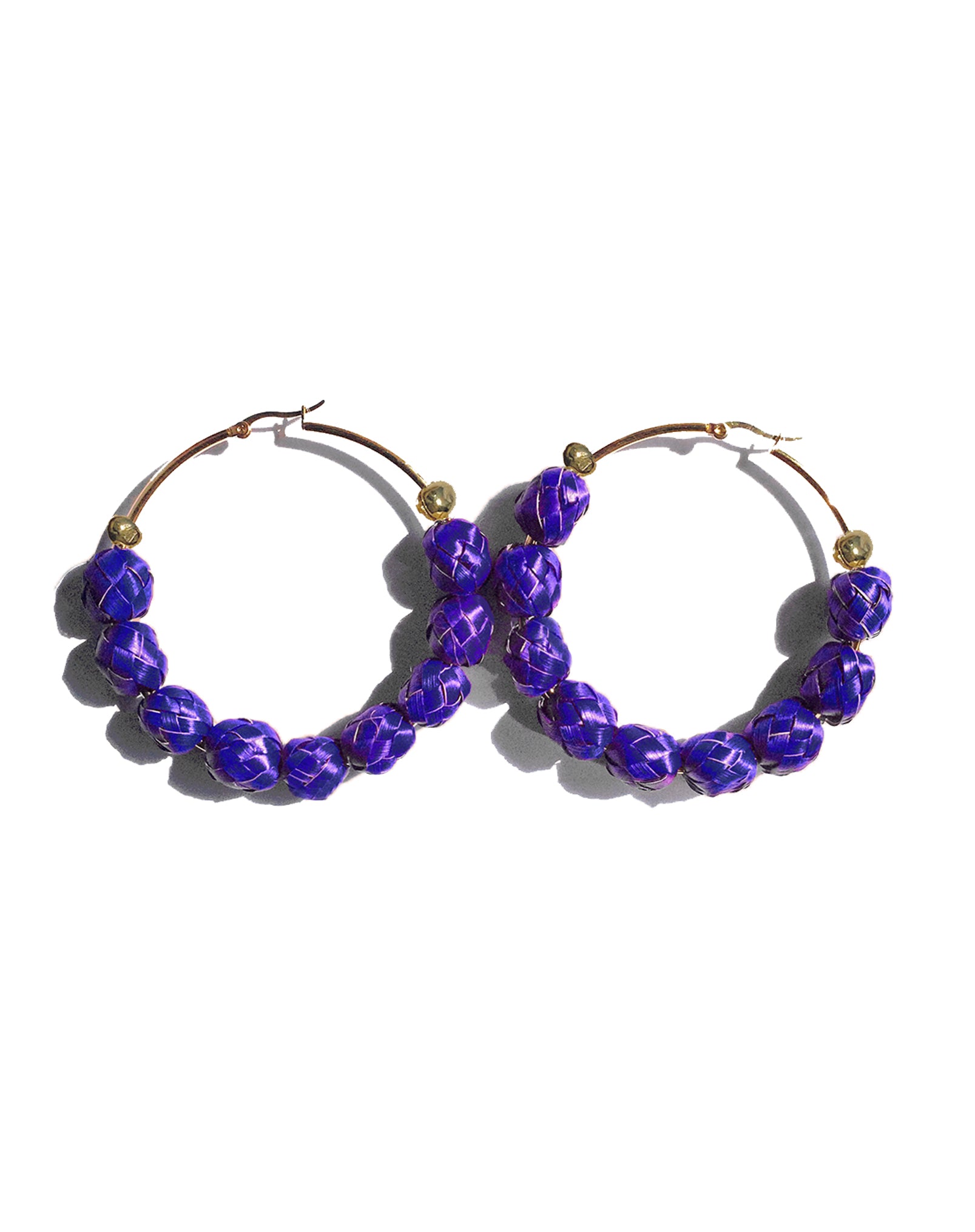 Lupita Large Palm Hoop earrings