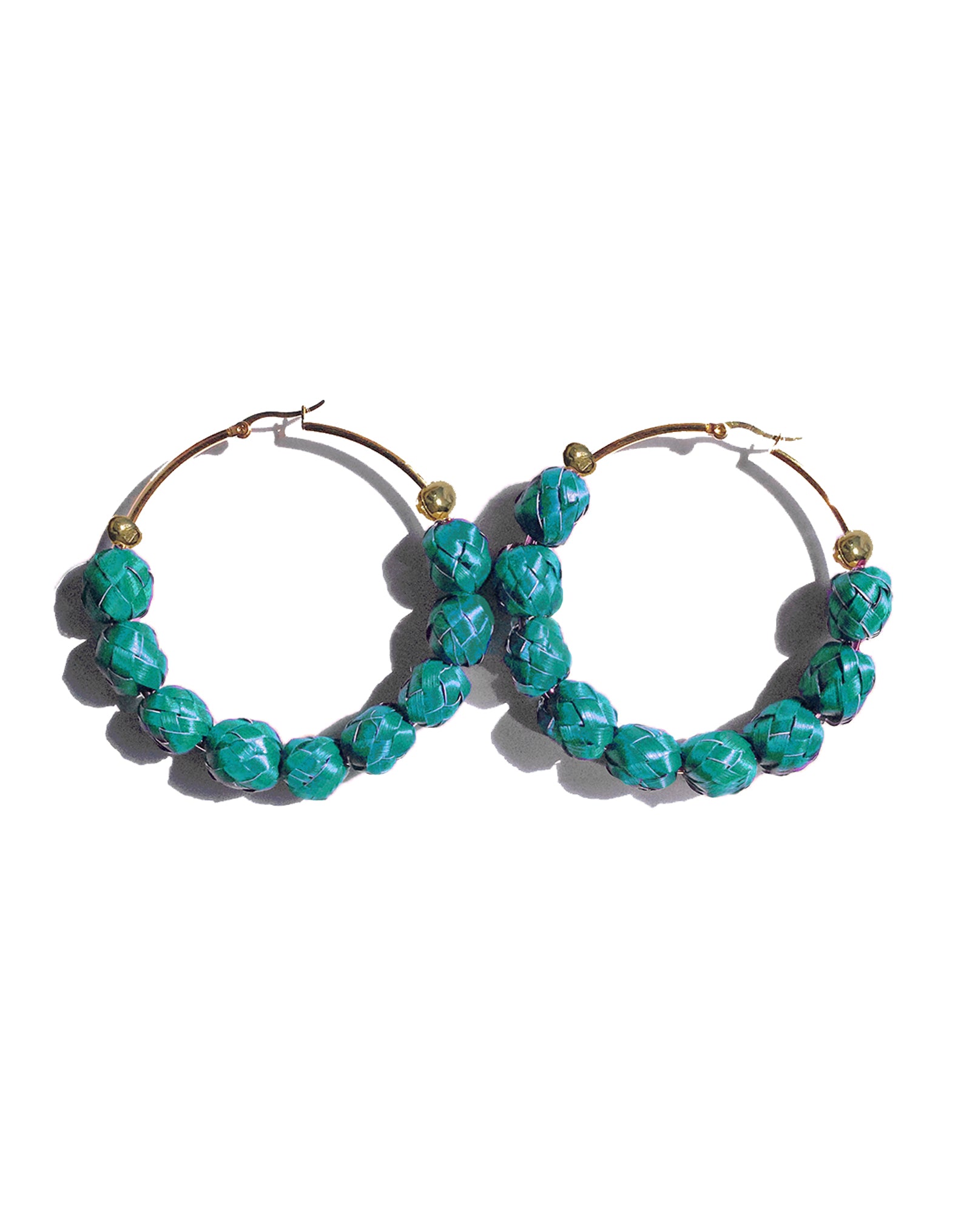 Lupita Large Palm Hoop earrings