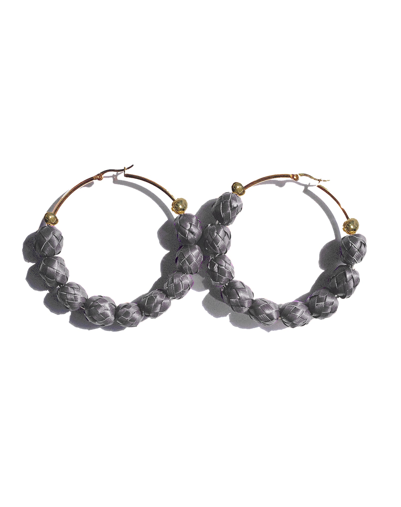 Lupita Large Palm Hoop earrings