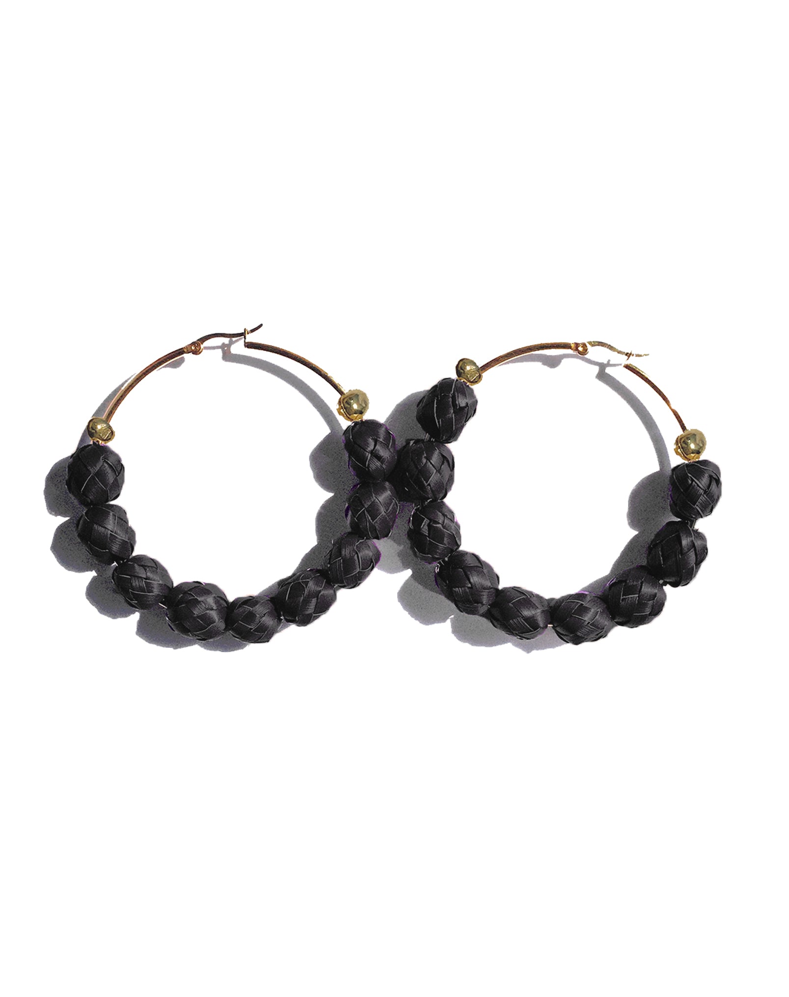 Lupita Large Palm Hoop earrings