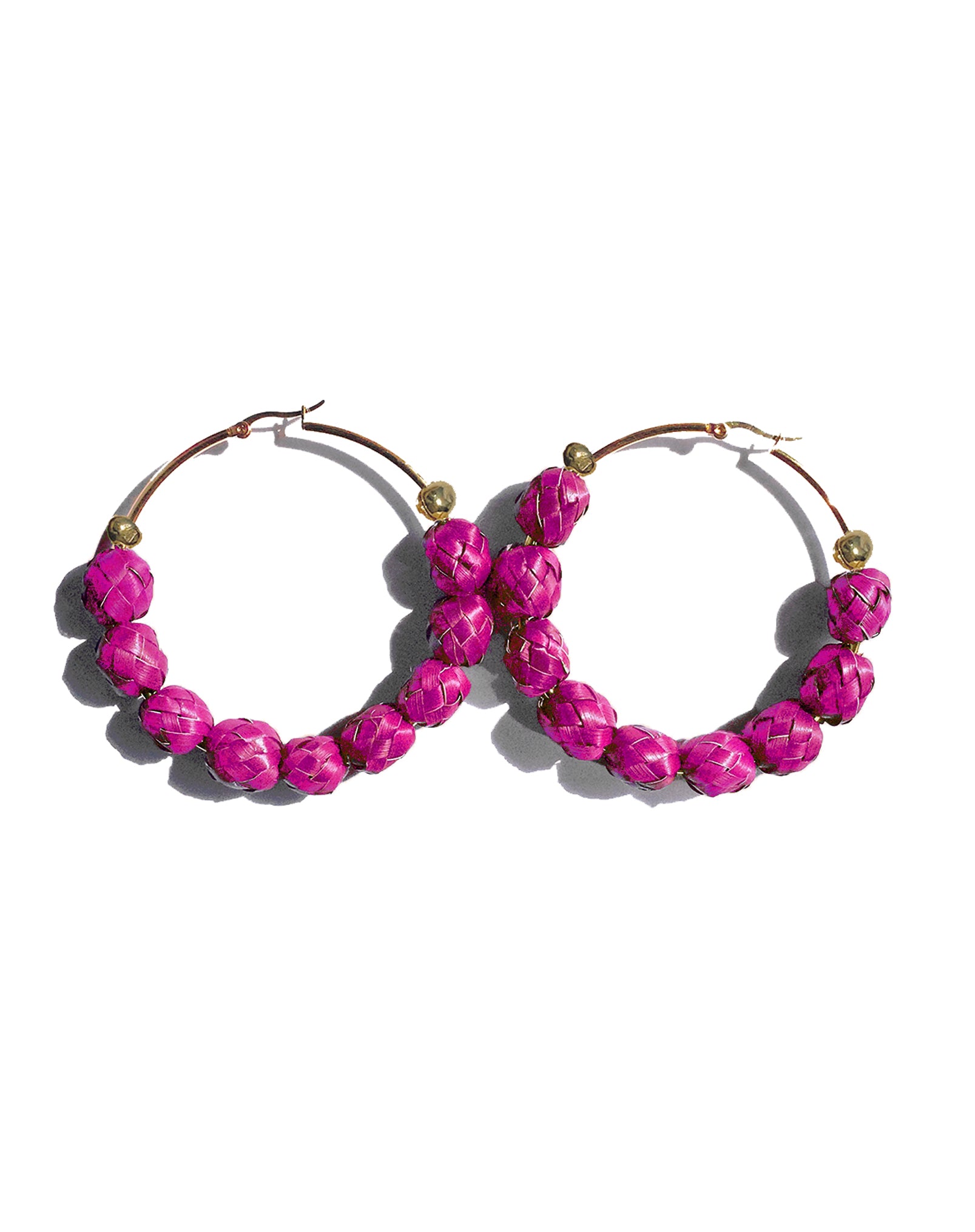Lupita Large Palm Hoop earrings