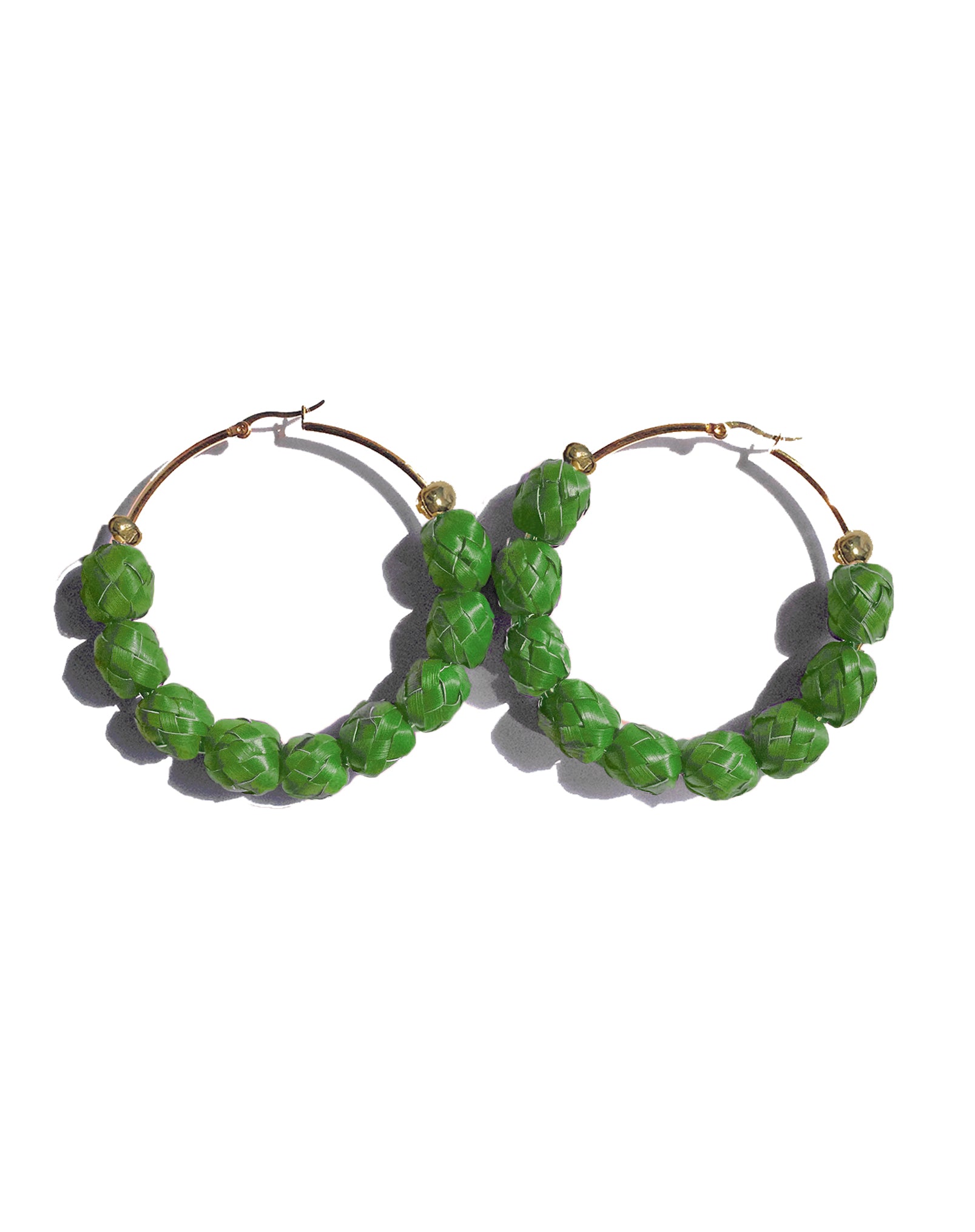 Lupita Large Palm Hoop earrings