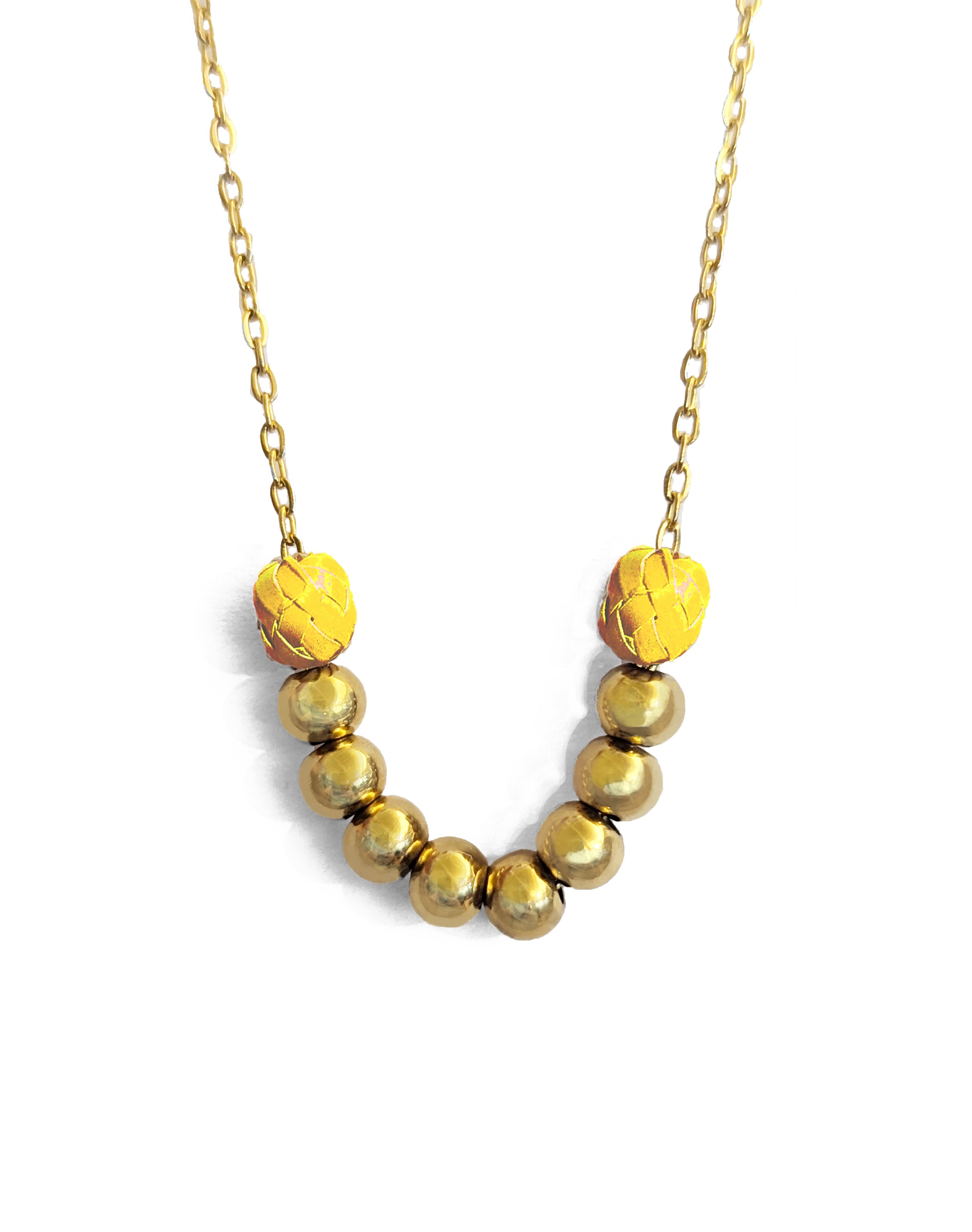 Angela palm necklace