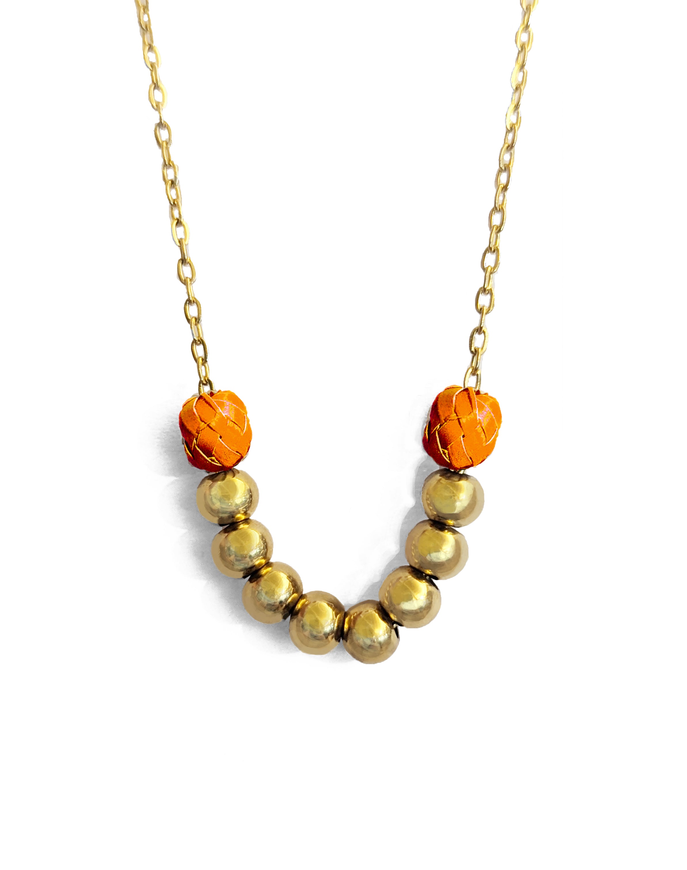 Angela palm necklace