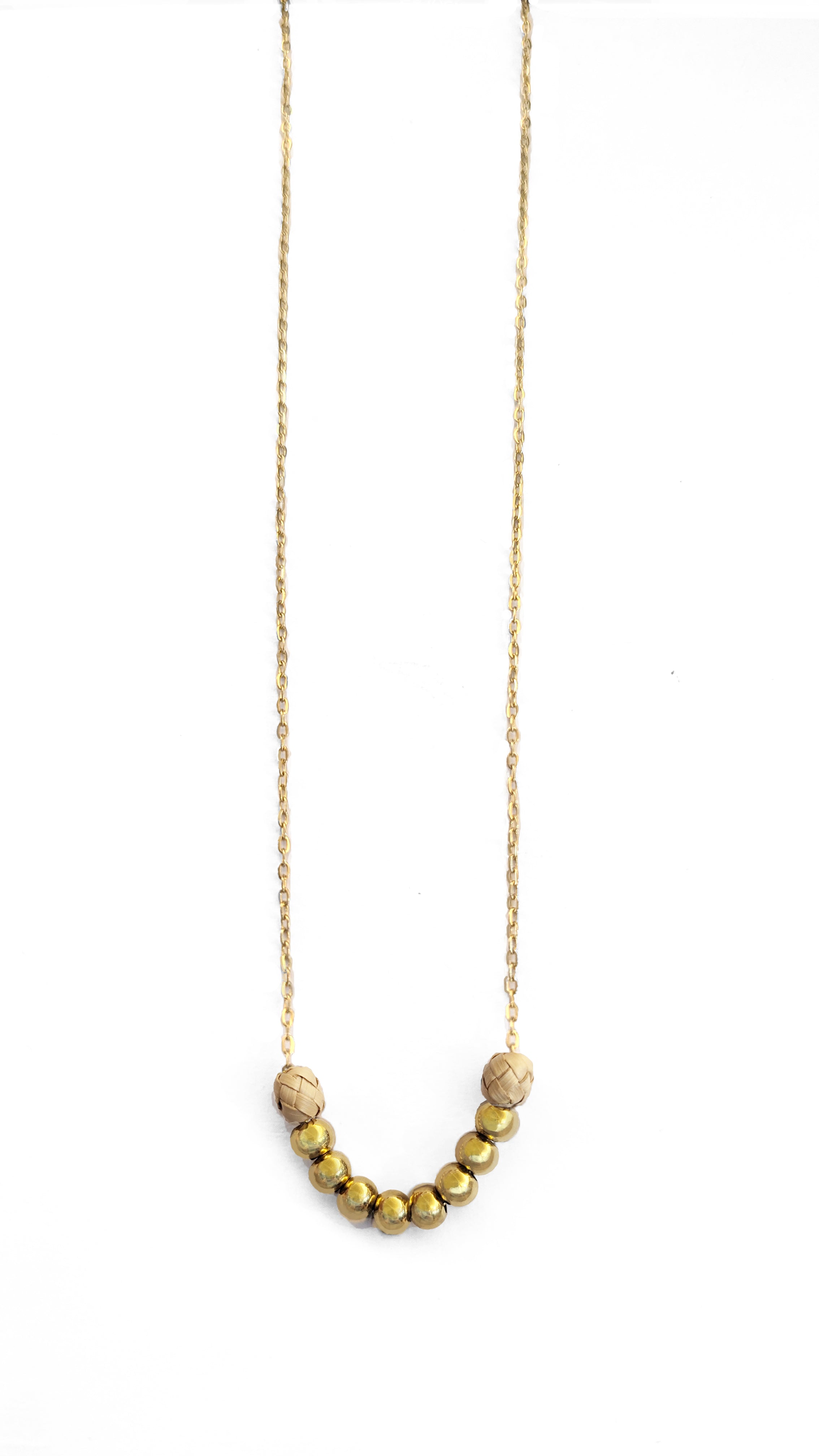 Angela palm necklace