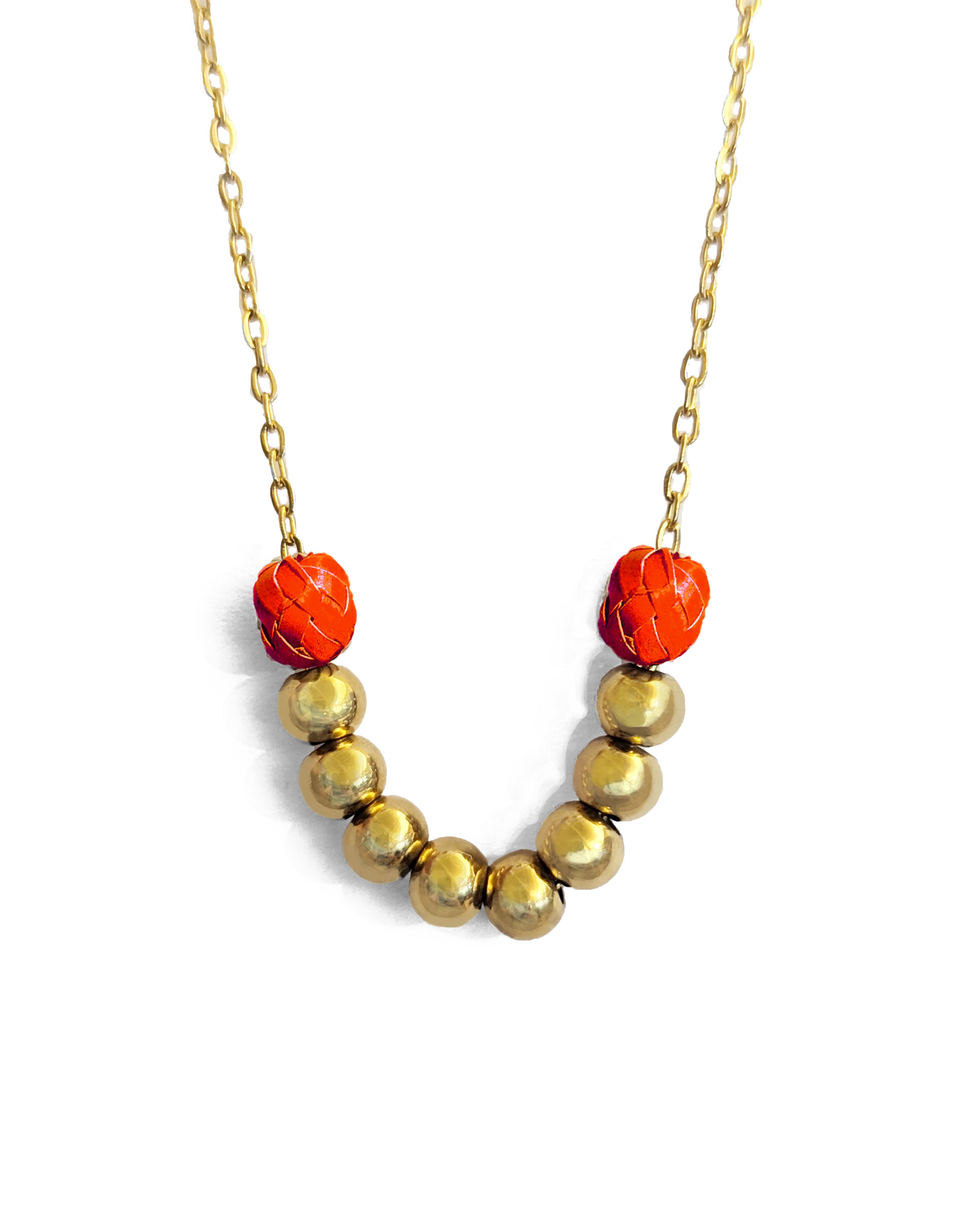 Angela palm necklace