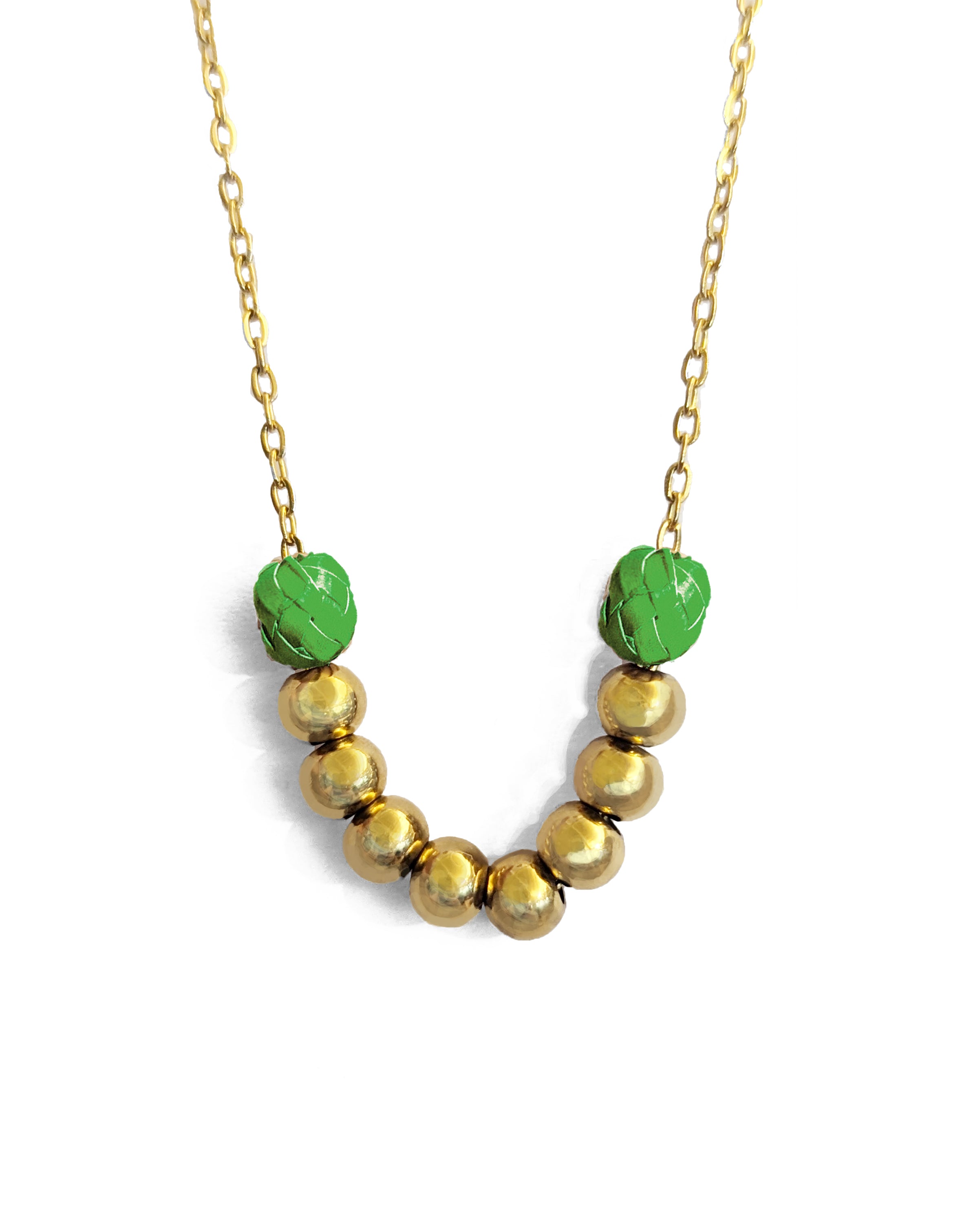 Angela palm necklace