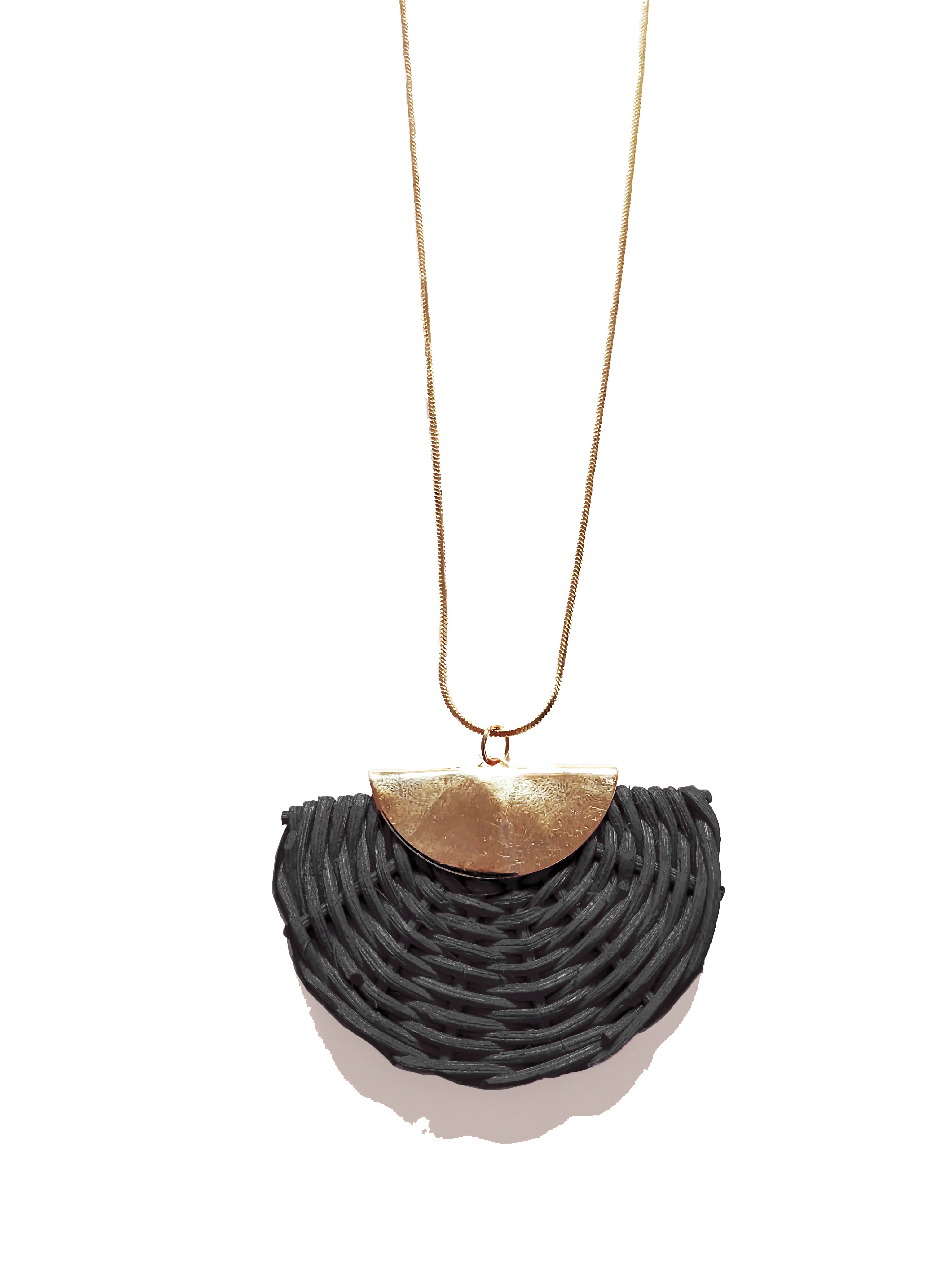 Collar Daniela de mimbre grande