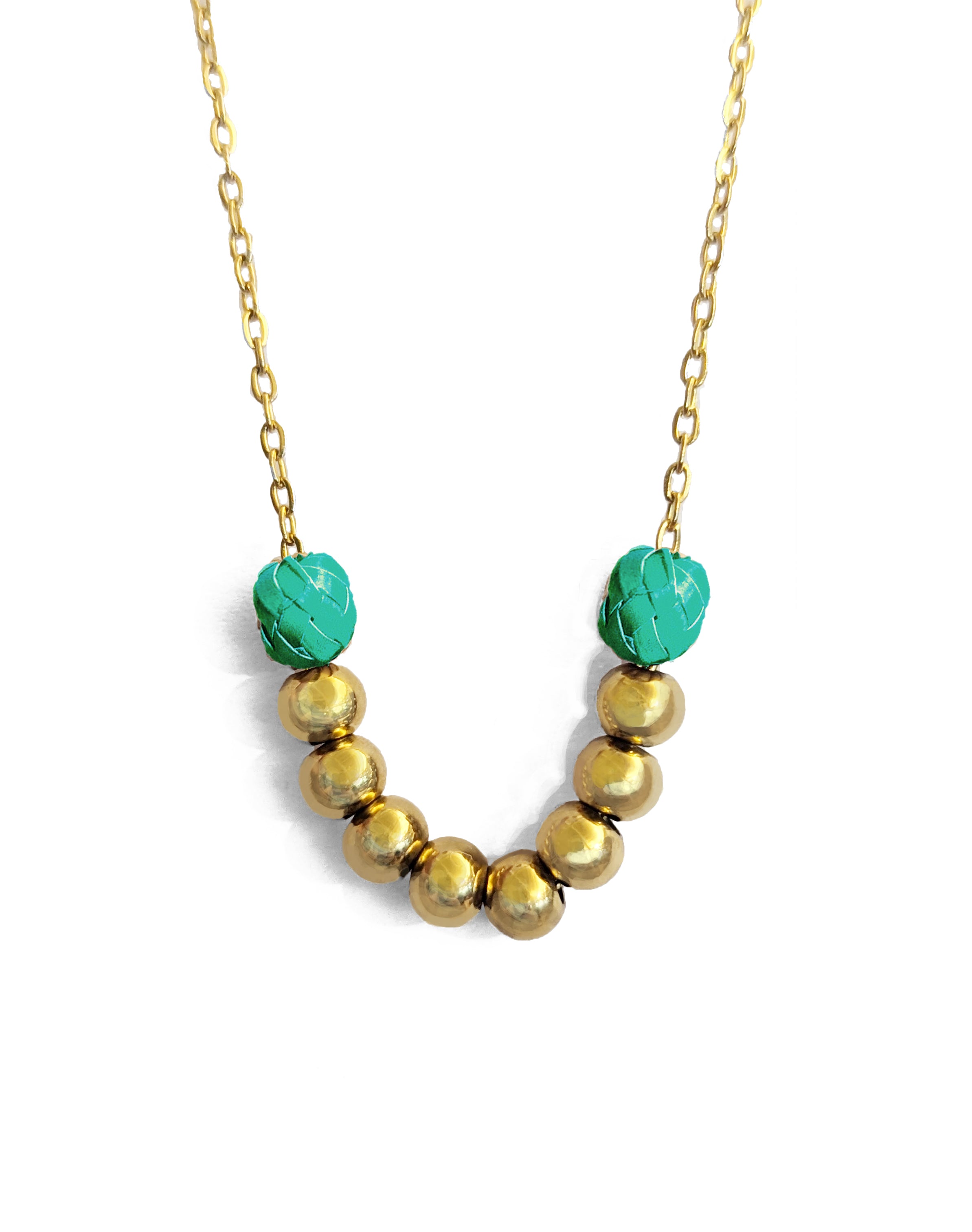 Angela palm necklace