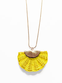 Daniela wicker necklace