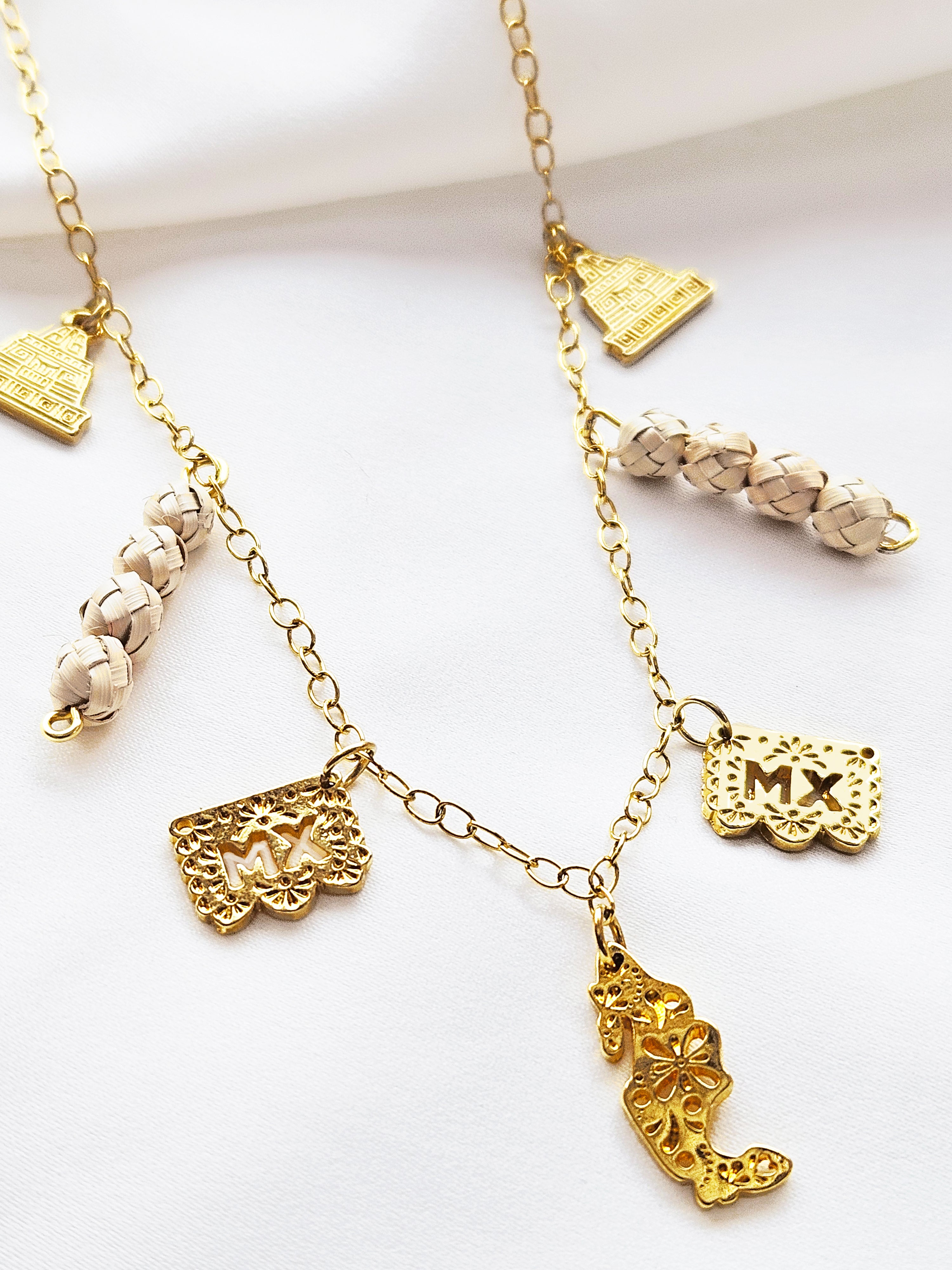 Collar México en la piel