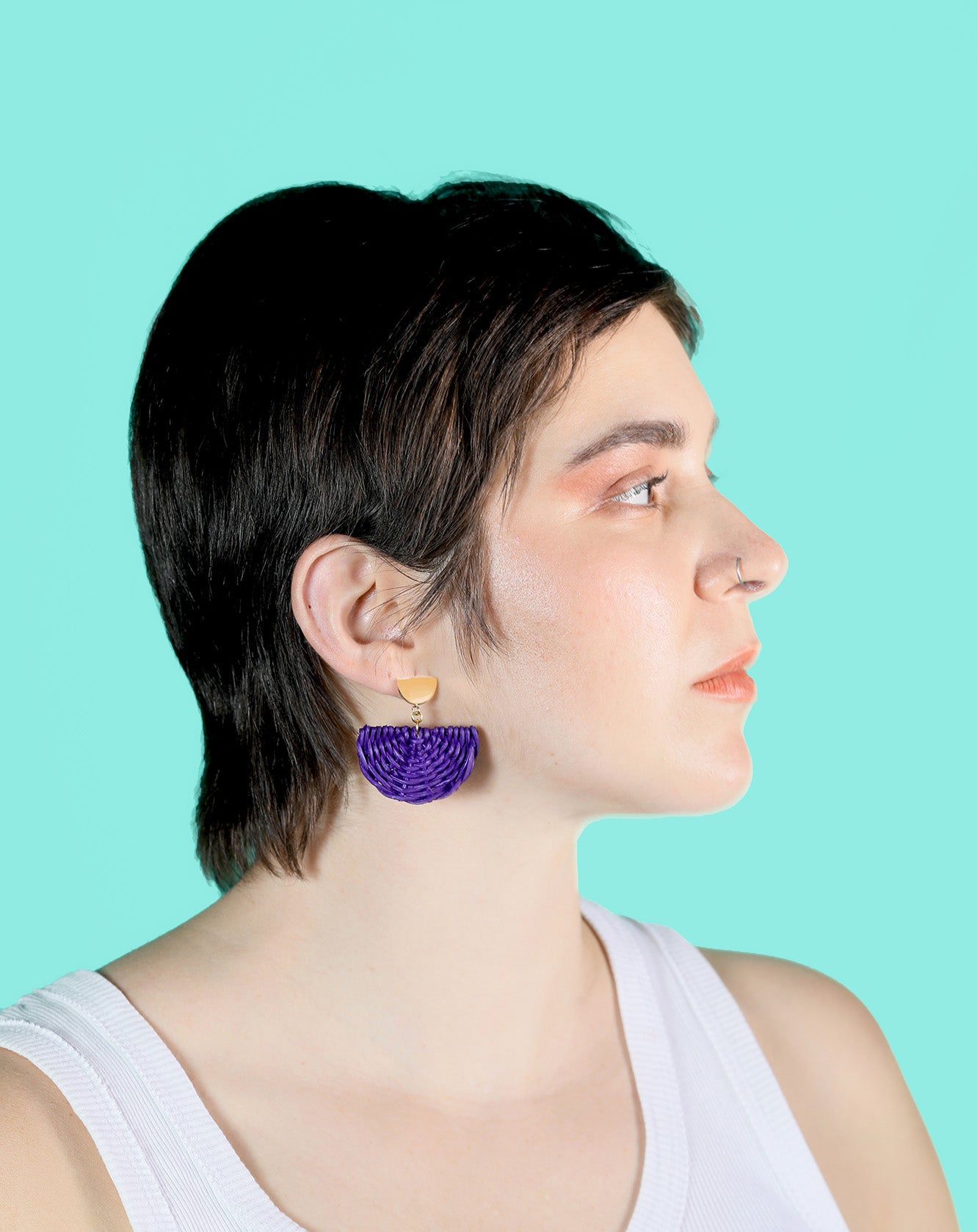 Pam wicker earrings