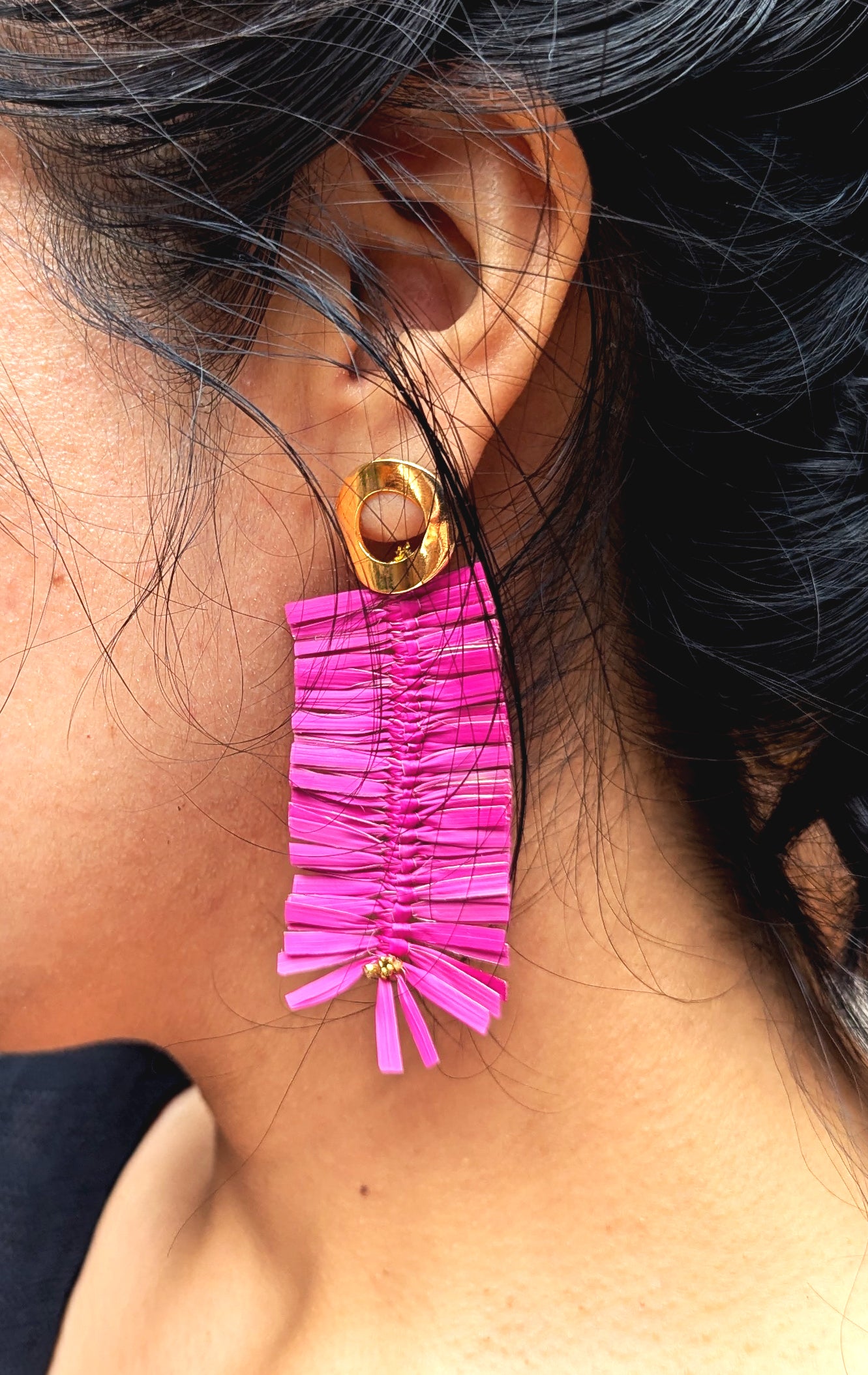 Paula palm earrings