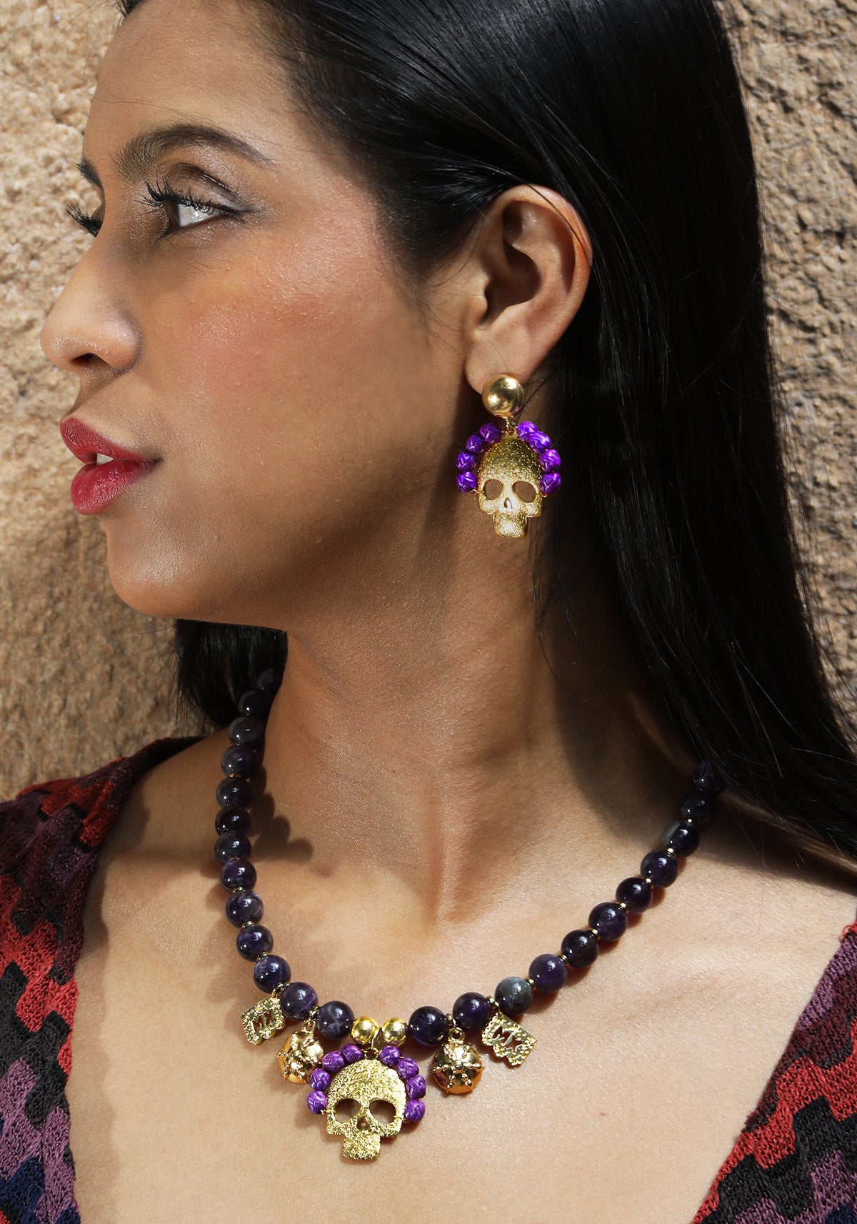Collar Calavera Oaxaqueña
