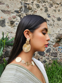 Aretes Dulce + Collar Diana