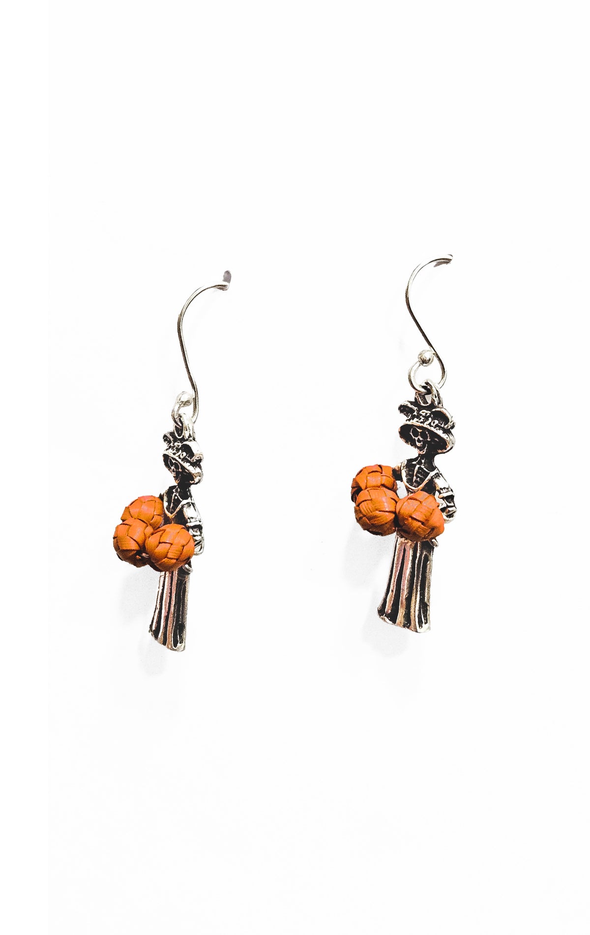 Aretes Esqueletos Plata