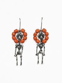 Aretes Esqueletos Plata