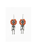 Aretes Esqueletos Plata