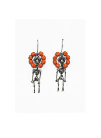 Aretes Esqueletos Plata