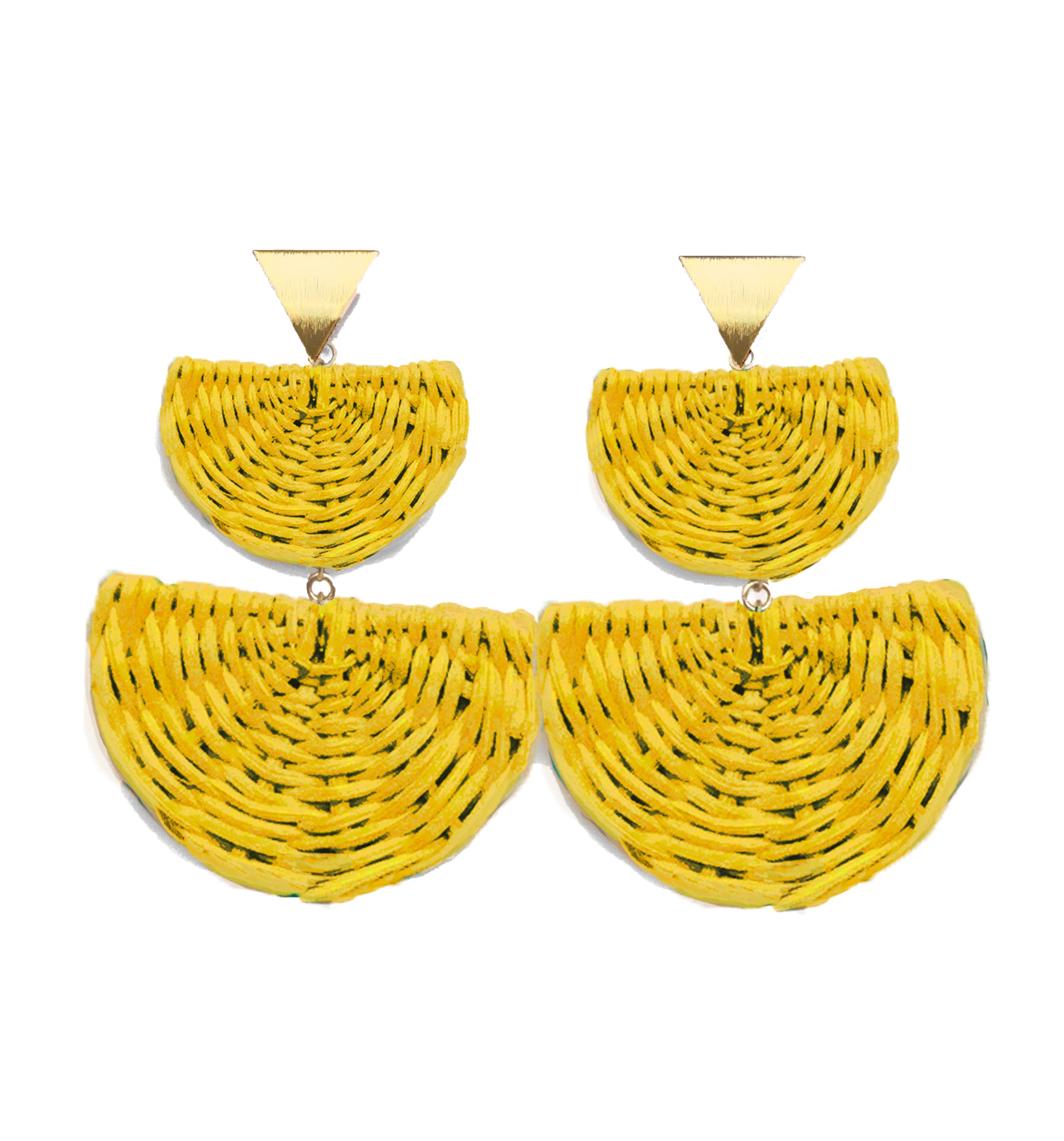 Karla wicker earrings