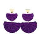 Karla wicker earrings
