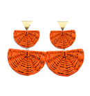 Karla wicker earrings