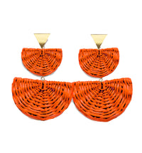 Karla wicker earrings
