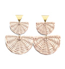 Karla wicker earrings
