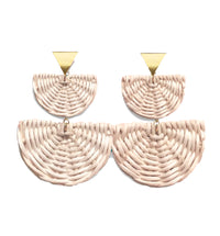 Karla wicker earrings