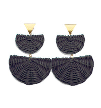 Karla wicker earrings