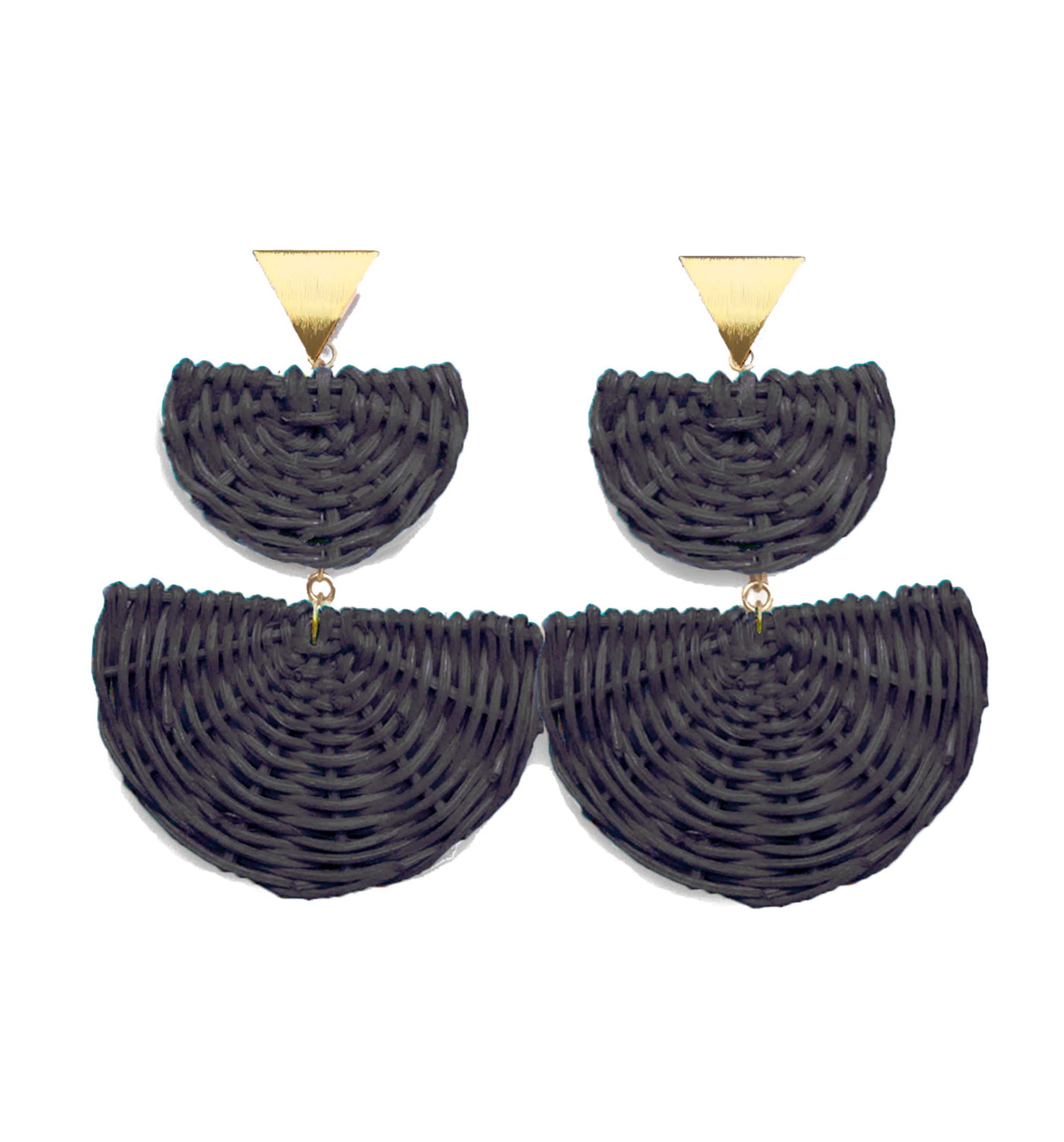 Karla wicker earrings