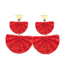 Karla wicker earrings