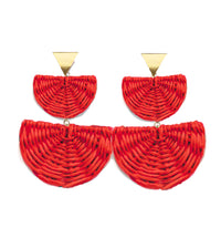 Karla wicker earrings