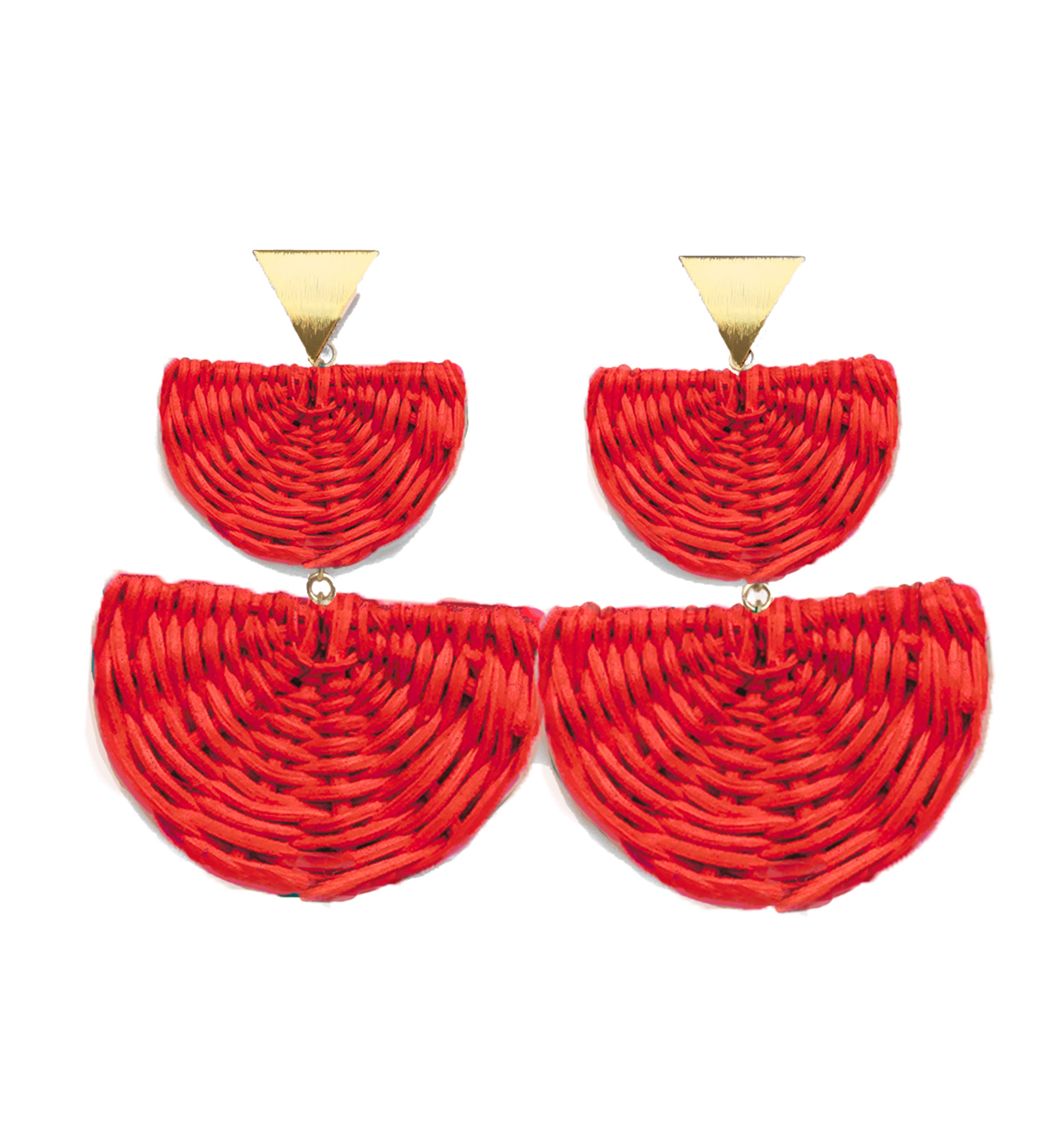 Karla wicker earrings
