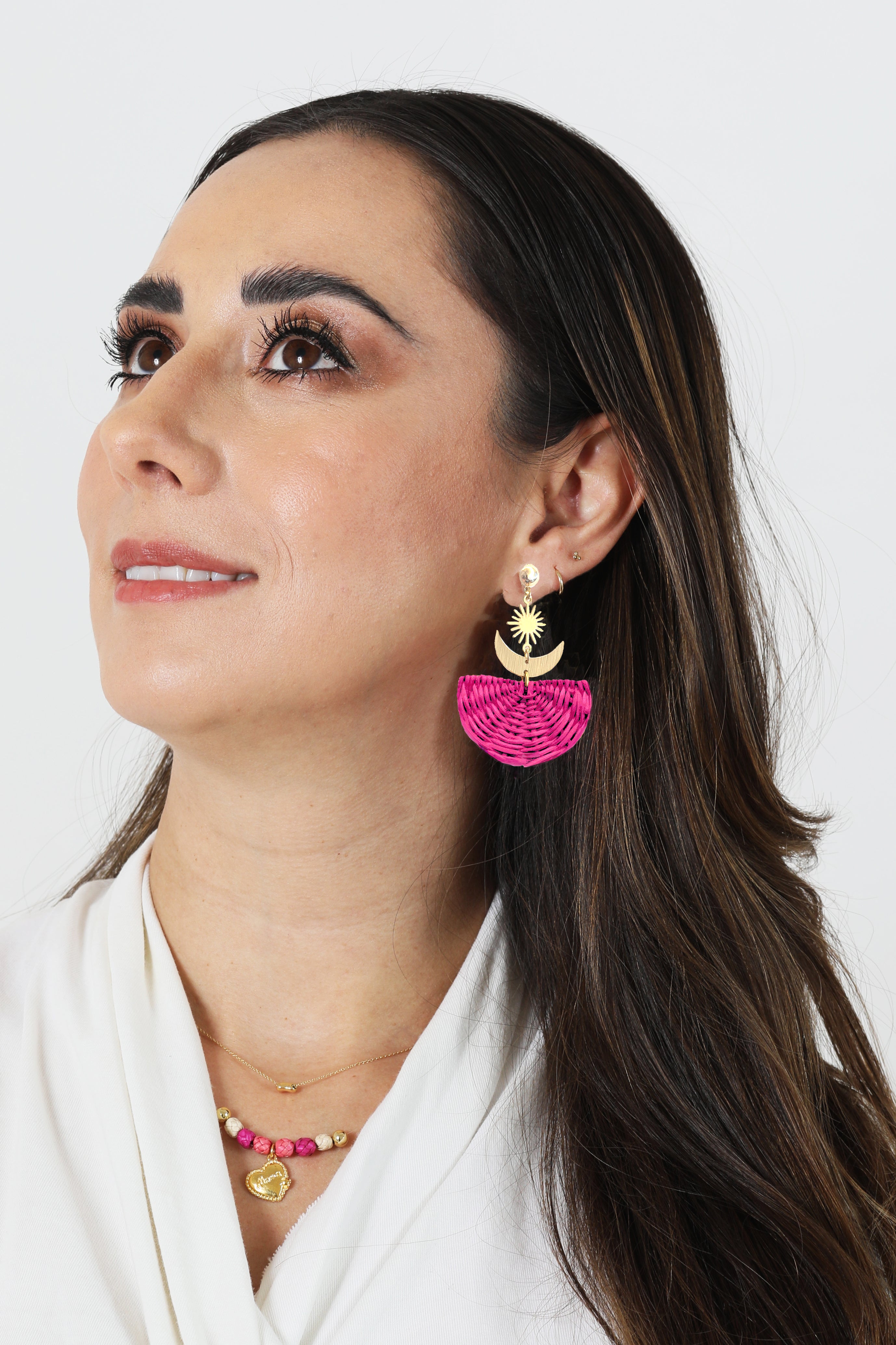 Pam wicker earrings
