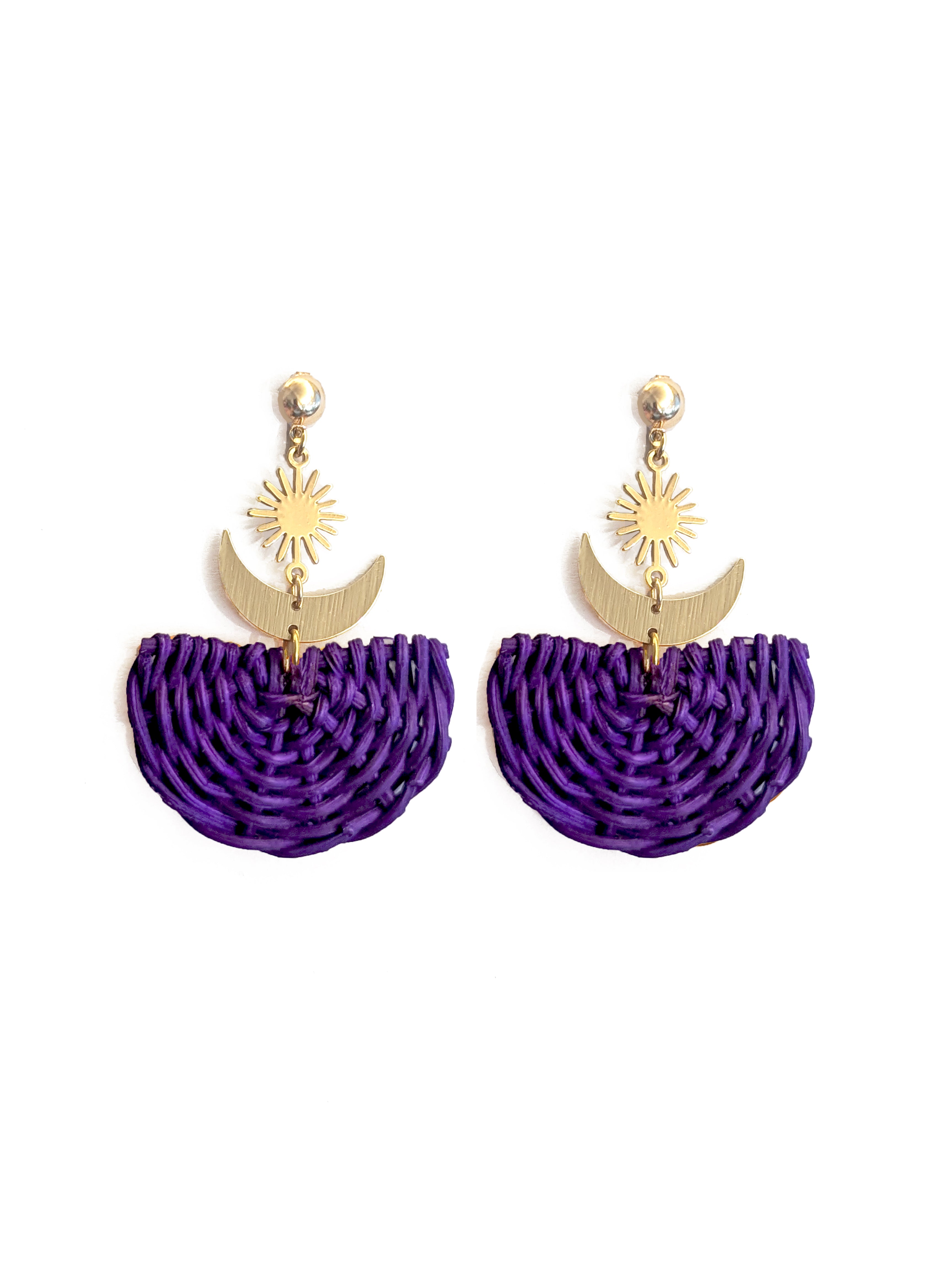 Pam wicker earrings