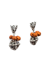 Aretes Esqueletos Plata