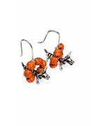 Aretes Esqueletos Plata