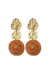 Pam wicker earrings