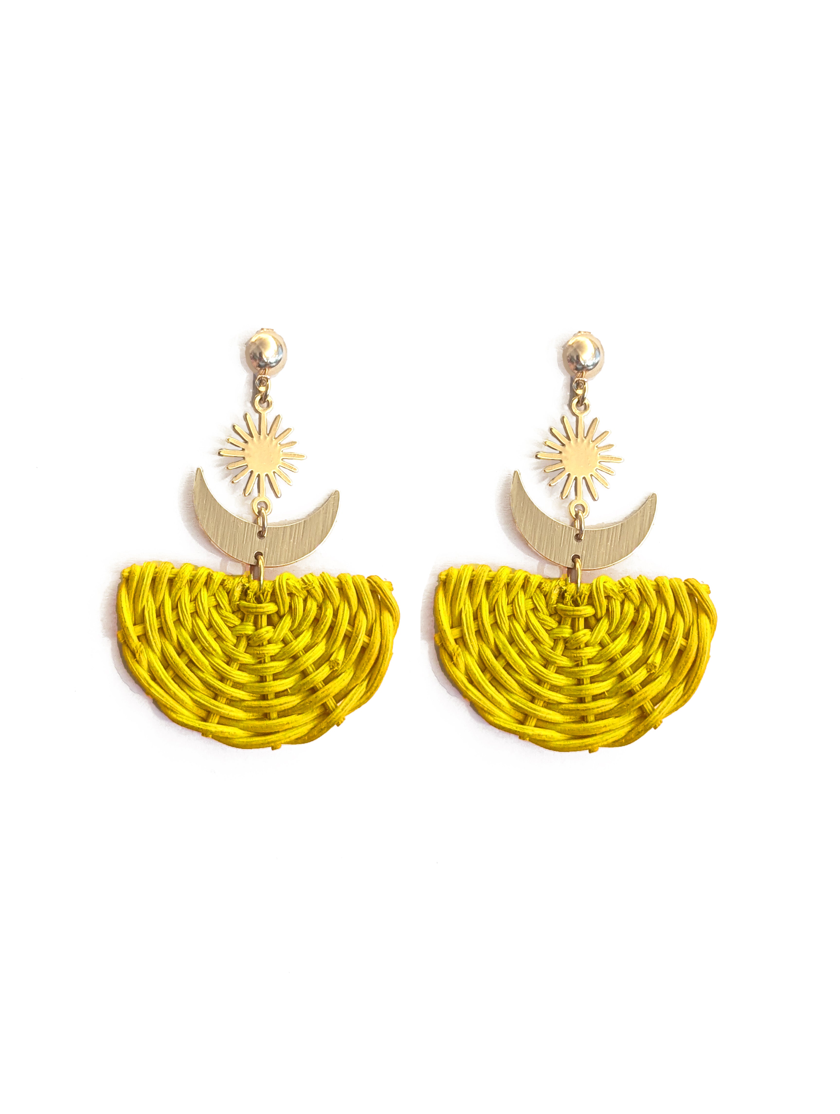 Pam wicker earrings
