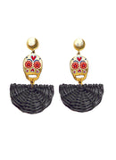 Aretes Calavera colorida