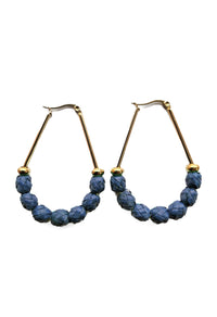 Lupita Small Palm Hoop Earrings