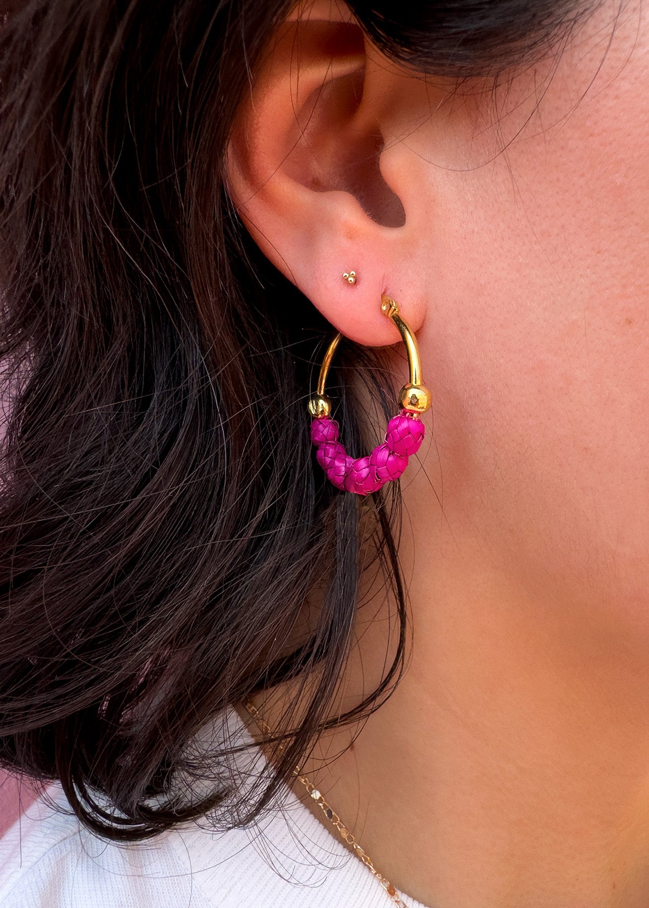 Arracadas Lupita + Pulsera Claudia