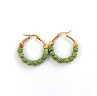 Lupita Small Palm Hoop Earrings