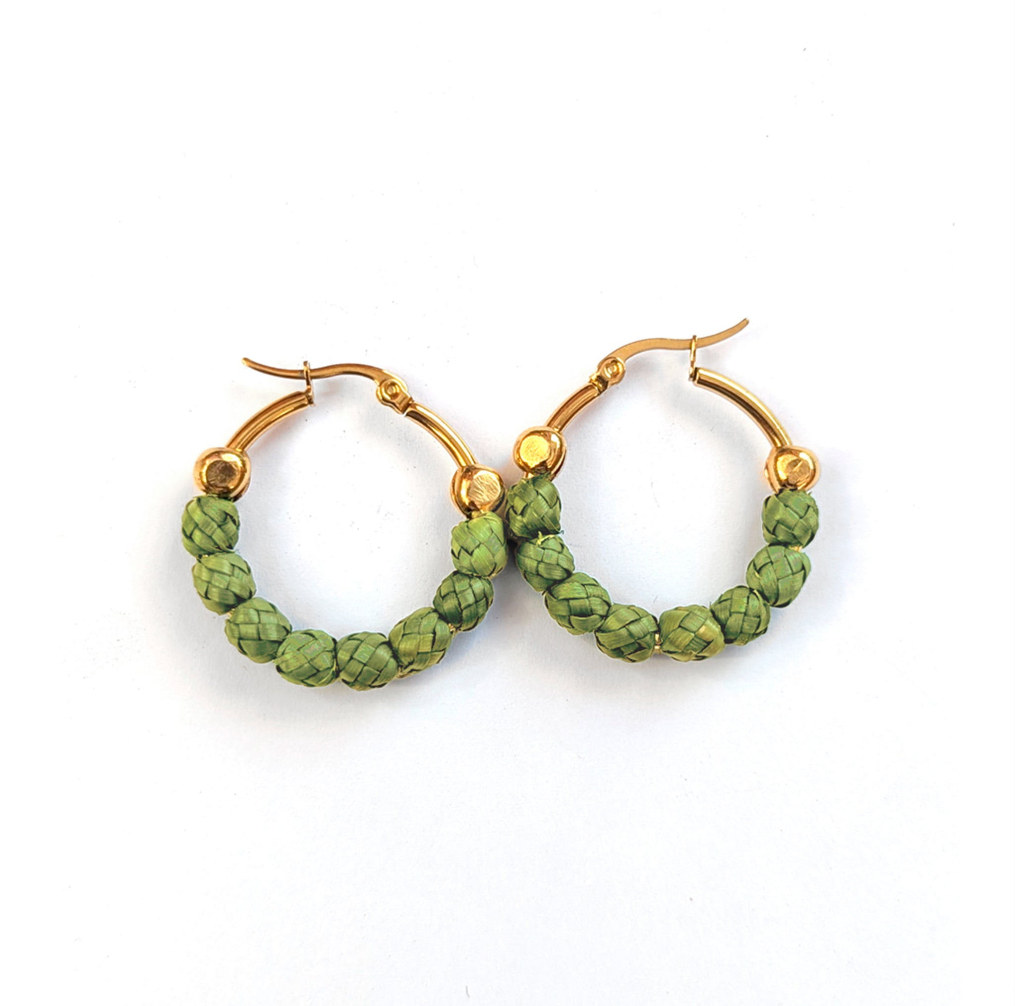 Lupita Small Palm Hoop Earrings