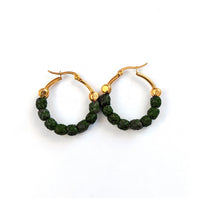 Lupita Small Palm Hoop Earrings