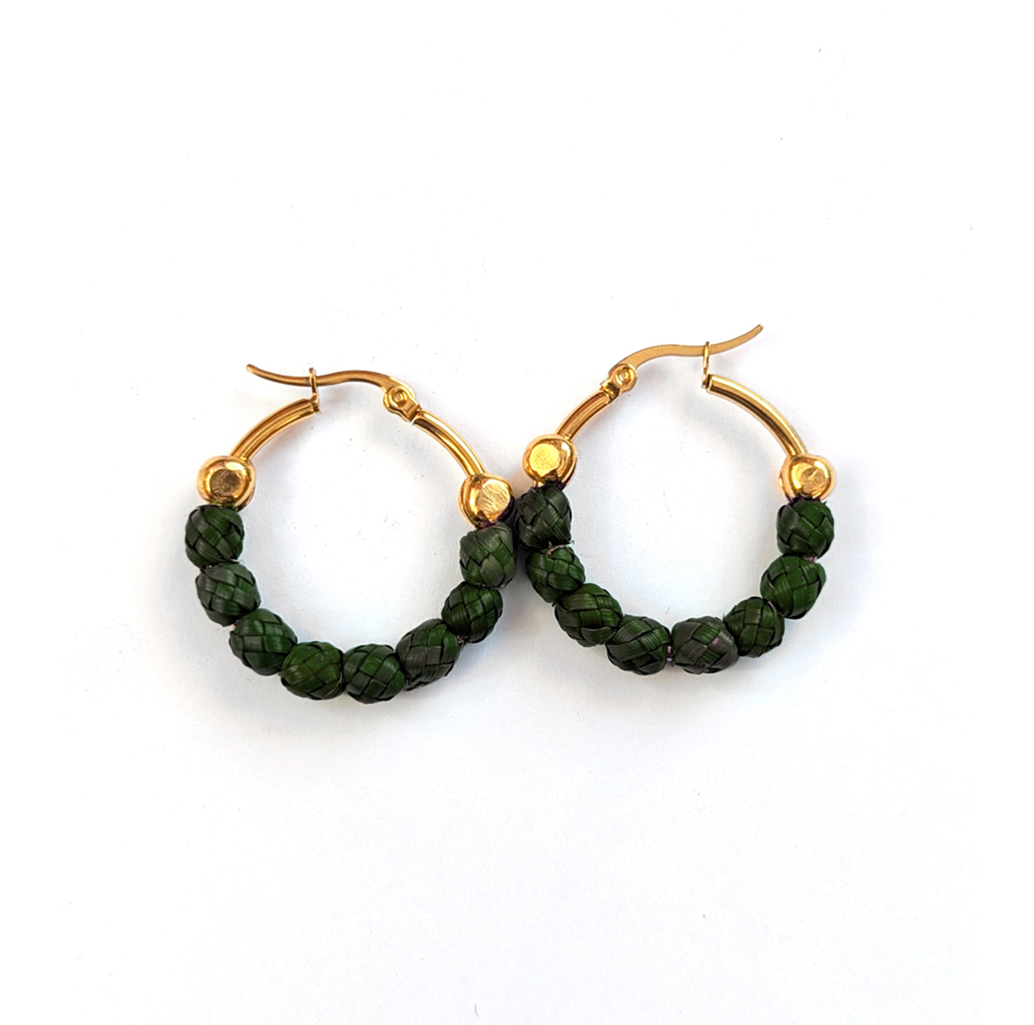 Lupita Small Palm Hoop Earrings