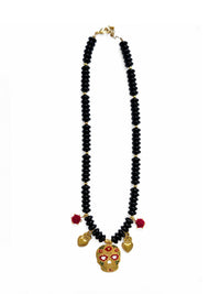 Collar Calavera Floreada